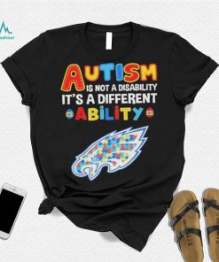 Philadelphia Eagles NFL Autism Is Not A Disability 2024 Shirt