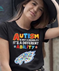 Philadelphia Eagles NFL Autism Is Not A Disability 2024 Shirt