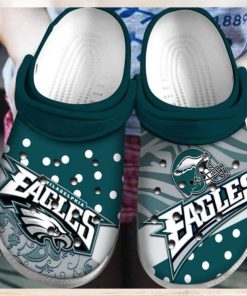 Philadelphia Eagles Nfl Football Crocs Clog Shoes