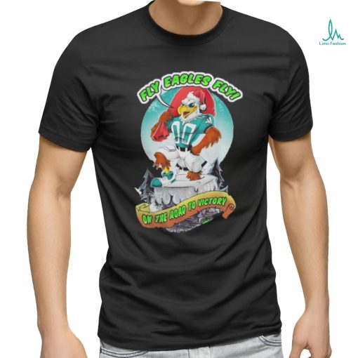 Philadelphia Eagles Santa Swoop fly Eagles fly on the road to victory shirt