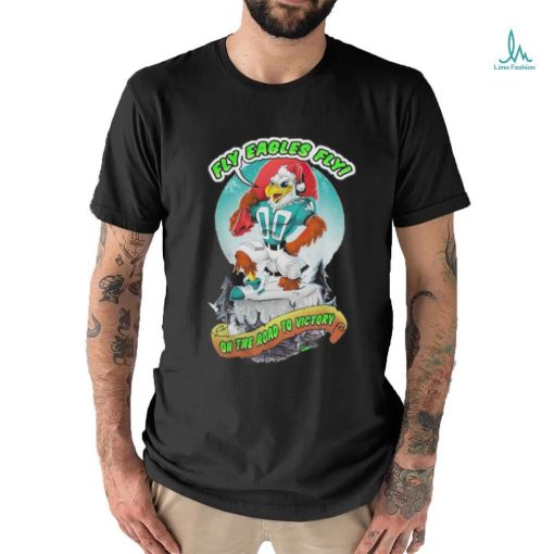 Philadelphia Eagles Santa Swoop fly Eagles fly on the road to victory shirt