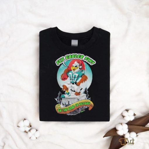 Philadelphia Eagles Santa Swoop fly Eagles fly on the road to victory shirt
