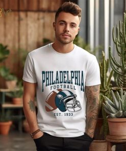 Philadelphia Eagles football est. 1933 NFL helmet logo shirt