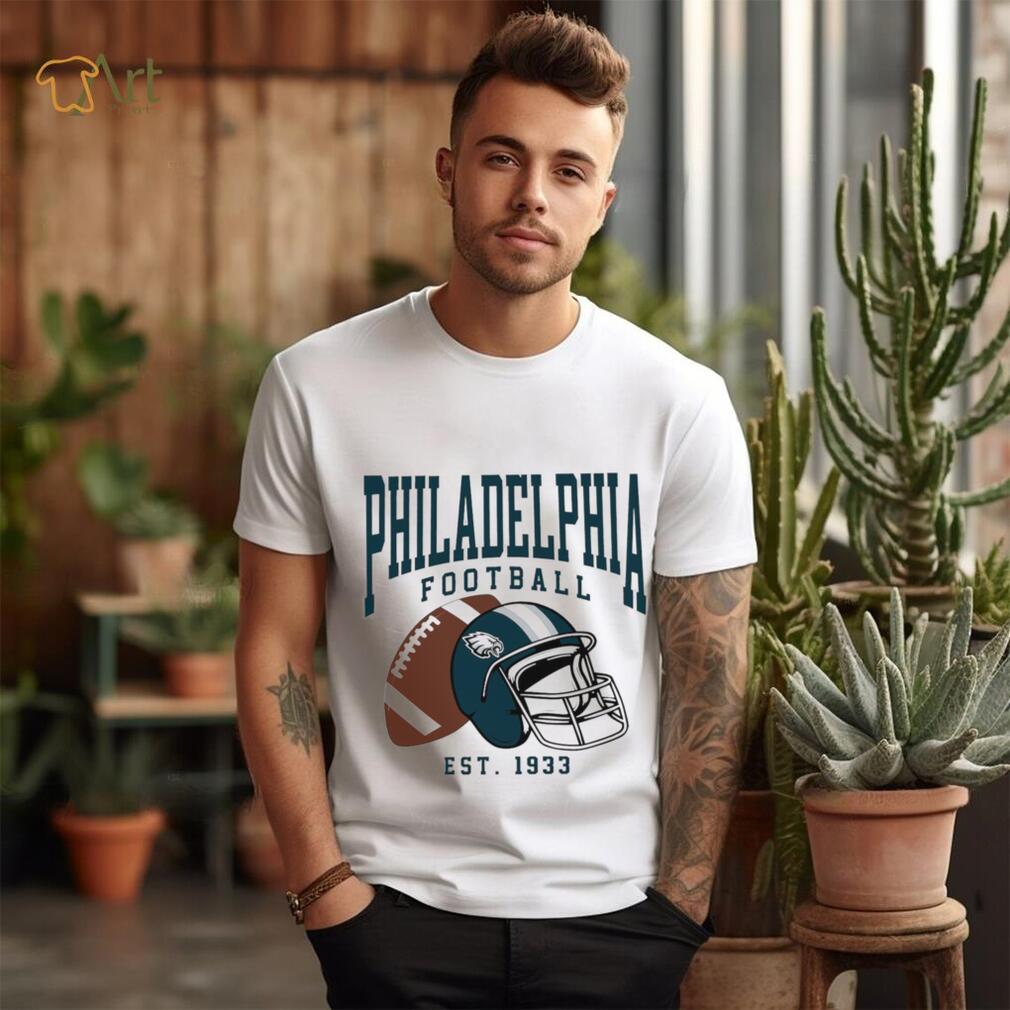 Philadelphia Eagles football est. 1933 NFL helmet logo shirt Philadelphia Eagles football est. 1933 NFL helmet logo shirt