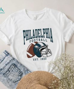 Philadelphia Eagles football est. 1933 NFL helmet logo shirt