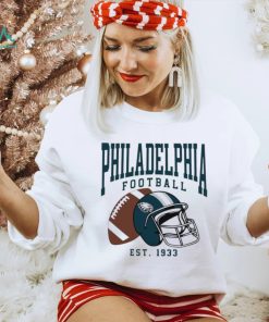 Philadelphia Eagles football est. 1933 NFL helmet logo shirt