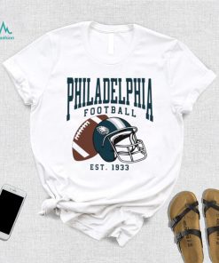 Philadelphia Eagles football est. 1933 NFL helmet logo shirt