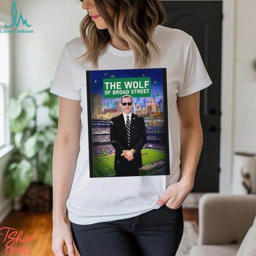 Philadelphia Eagles the wolf of broad street photo shirt