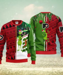 Philadelphia Flyers Grinch & Scooby doo Christmas Ugly Sweater