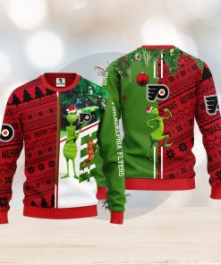 Philadelphia Flyers Grinch & Scooby doo Christmas Ugly Sweater