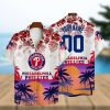 New York Mets Hibiscus Pattern Vintage Hawaiian Shirt