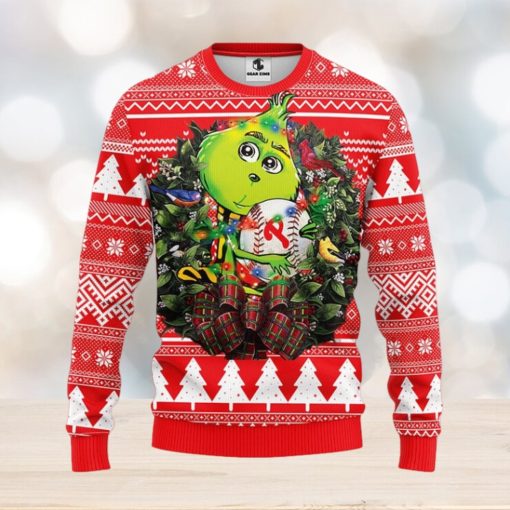 Philadelphia Phillies Grinch Hug Christmas Ugly Sweater