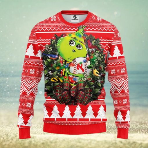 Philadelphia Phillies Grinch Hug Christmas Ugly Sweater