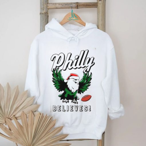 Philly Football Santa Hat Believes Shirt