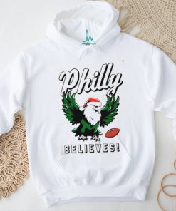 Philly Football Santa Hat Believes Shirt