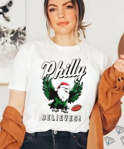 Philly Football Santa Hat Believes Shirt