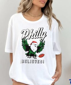 Philly Football Santa Hat Believes Shirt