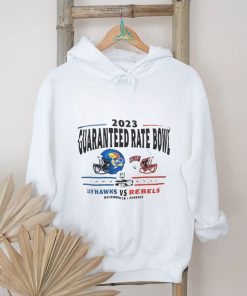 Phoenix Guaranteed Rate Bowl 2023 Kansas Jayhawks Vs UNLV Rebels Dueling Helmets Shirt