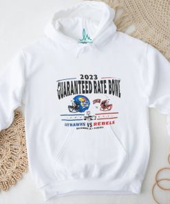 Phoenix Guaranteed Rate Bowl 2023 Kansas Jayhawks Vs UNLV Rebels Dueling Helmets Shirt