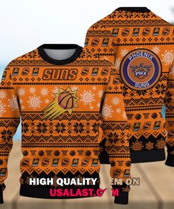 Phoenix Suns Basketball Team 3D Christmas Sweater