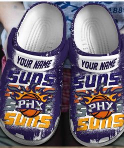 Phoenix Suns NBA Basketball Sport Crocs Clogs Shoes Comfortable