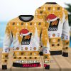 Black Cat Pine Tree All Over Print Wool Blend Ugly Xmas Sweater