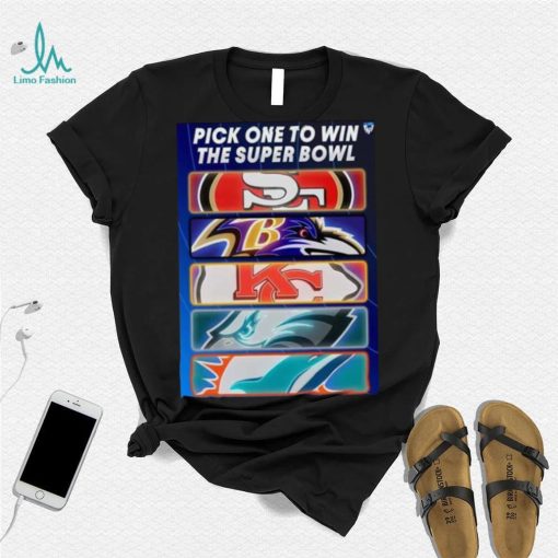Pick One Team To Win The Super Bowl NFL Shirt