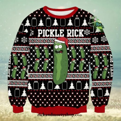 Pickle Rick Christmas Style Special Sweater