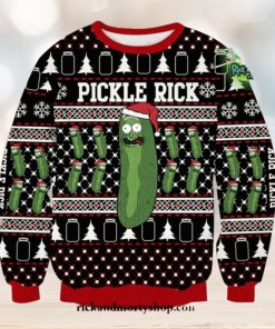 Pickle Rick Christmas Style Special Sweater