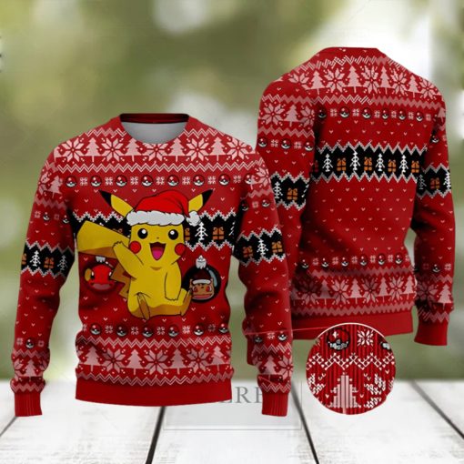 Pikachu Pokemon Christmas Ugly Christmas Sweaters