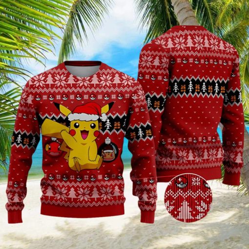 Pikachu Pokemon Christmas Ugly Christmas Sweaters