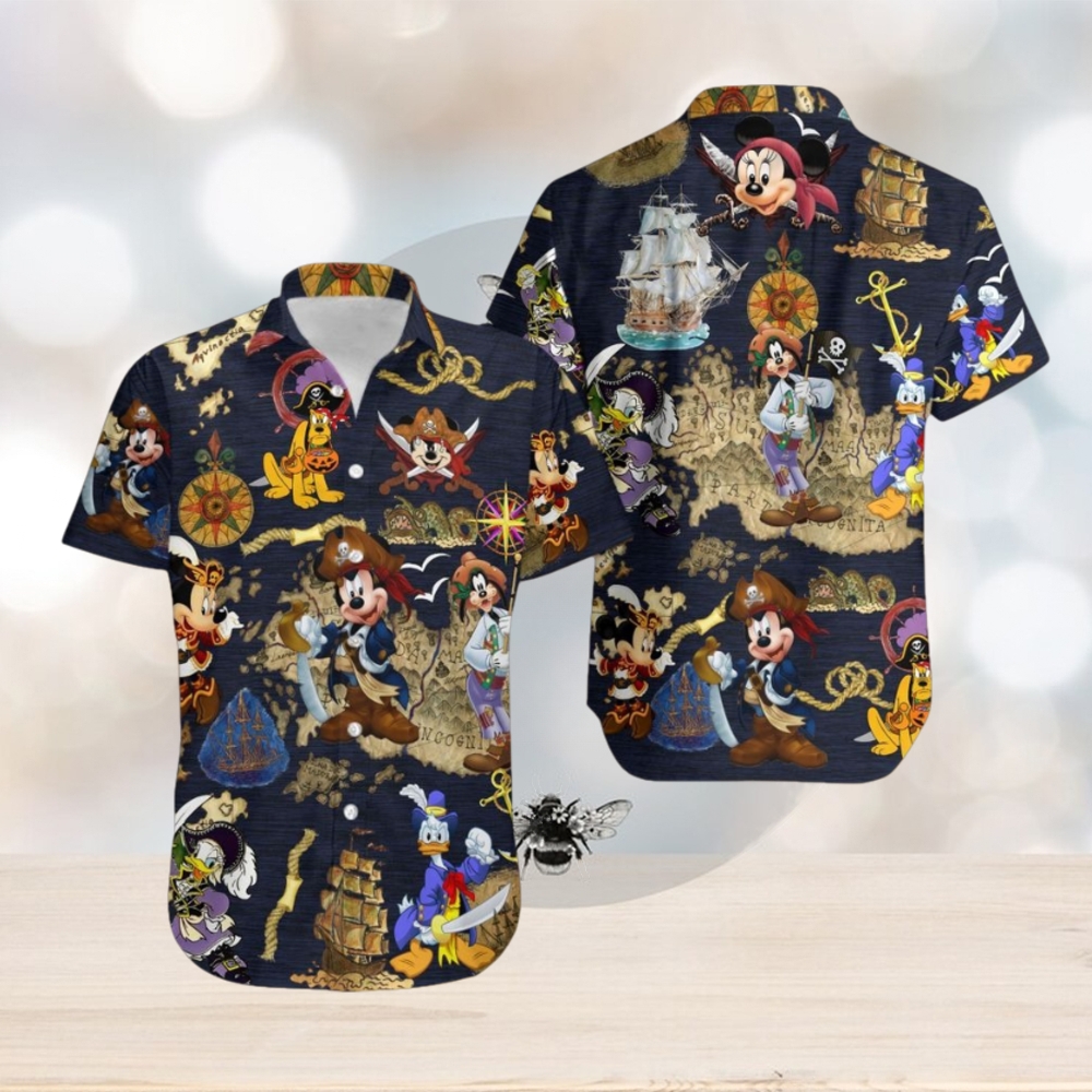 Pirates Mickey Mouse Button Shirt Pirates Mickey Mouse Button Shirt