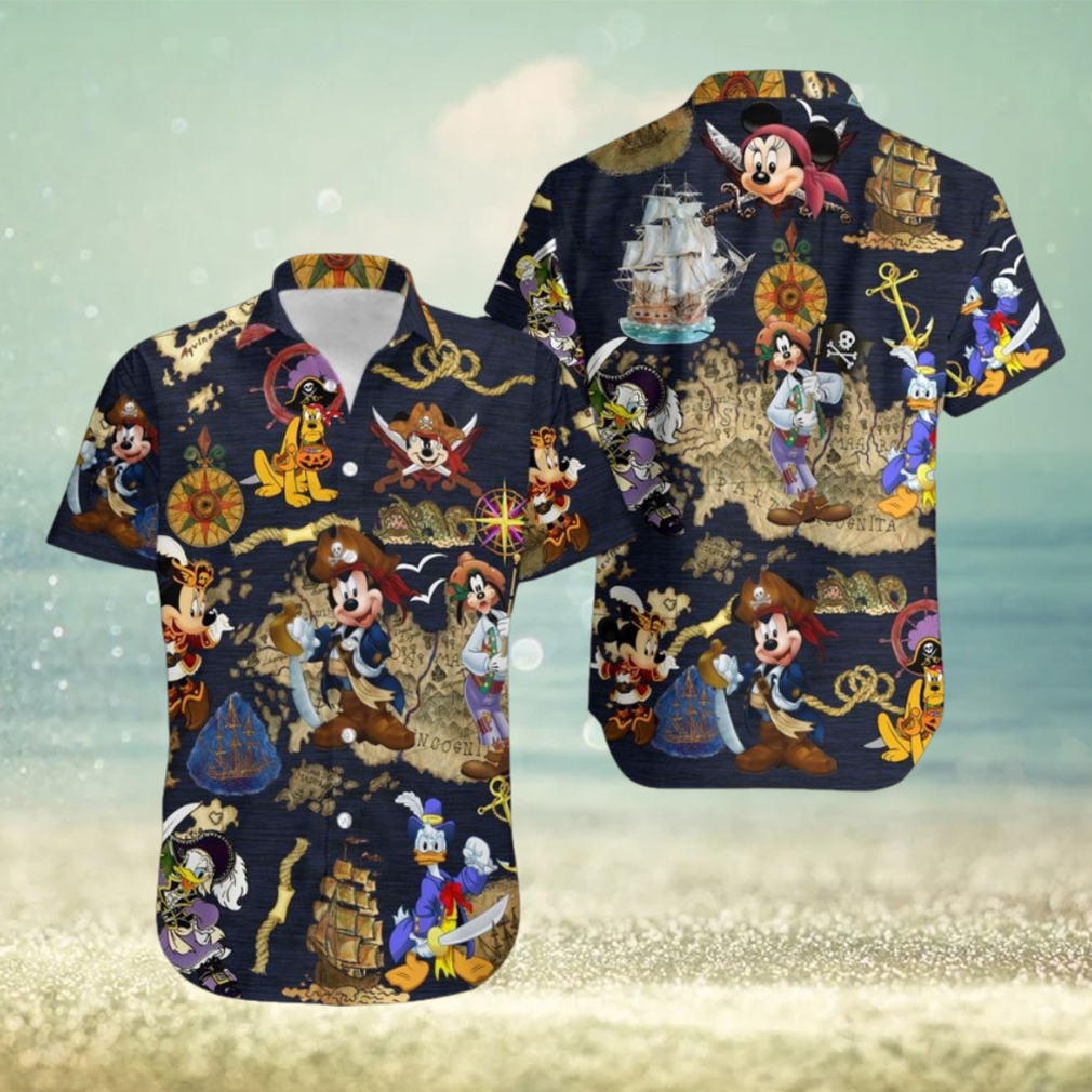 Pirates Mickey Mouse Button Shirt Pirates Mickey Mouse Button Shirt