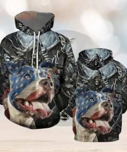Pitbull Dog 3d All Over Print Hoodie