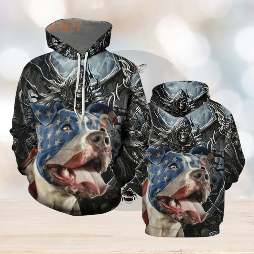 Pitbull Dog 3d All Over Print Hoodie Pitbull Dog 3d All Over Print Hoodie