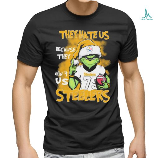 Pittsburgh Steelers Grinch They Hate Us Because Ain’t Us NFL Football Christmas Shirt