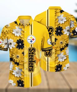 Pittsburgh Steelers Hawaii Shirt Flower Sporty And Stylish