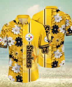 Pittsburgh Steelers Hawaii Shirt Flower Sporty And Stylish