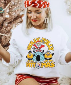 Pittsburgh Steelers Homage Unisex Holiday Tri Blend T Shirt