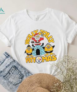 Pittsburgh Steelers Homage Unisex Holiday Tri Blend T Shirt