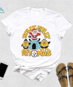 Pittsburgh Steelers Homage Unisex Holiday Tri Blend T Shirt