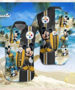 Pittsburgh Steelers Mickey Mouse Hawaiian Shirt