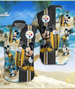 Pittsburgh Steelers Mickey Mouse Hawaiian Shirt