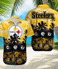 Pittsburgh Steelers NFL All Over printed 3D Beach Lover Gift Aloha Hawaiian Shirt