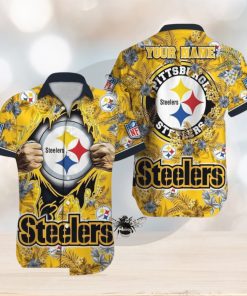 Pittsburgh Steelers NFL Hawaiian Shirt Custom Name For Fans