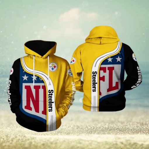 Pittsburgh Steelers NFL Team 3D Printed Hoodie