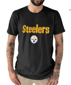 Pittsburgh Steelers New Era Third Down Puff Print T Shirt