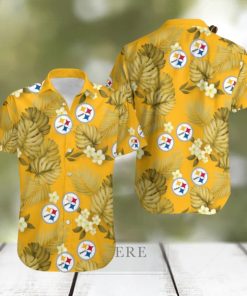 Pittsburgh Steelers New Style 3D Flower Hawaiian Shirt For Men Women