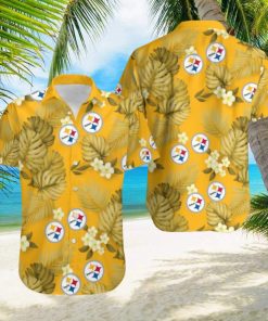 Pittsburgh Steelers New Style 3D Flower Hawaiian Shirt For Men Women