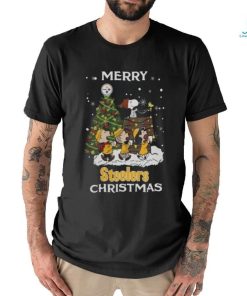 Pittsburgh Steelers Snoopy Family Christmas Shirt